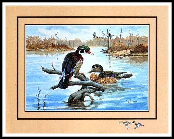 canvas art painting singapore | AK VH6225 Wood Ducks